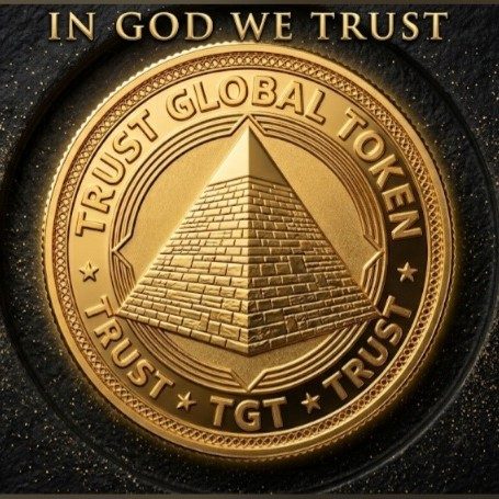 Pièce officielle Trust Global Token (TGT) — In God We Trust